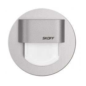 Spot Rueda Mini LED aluminiu, lumina rece, 0.4W, 10V, IP20